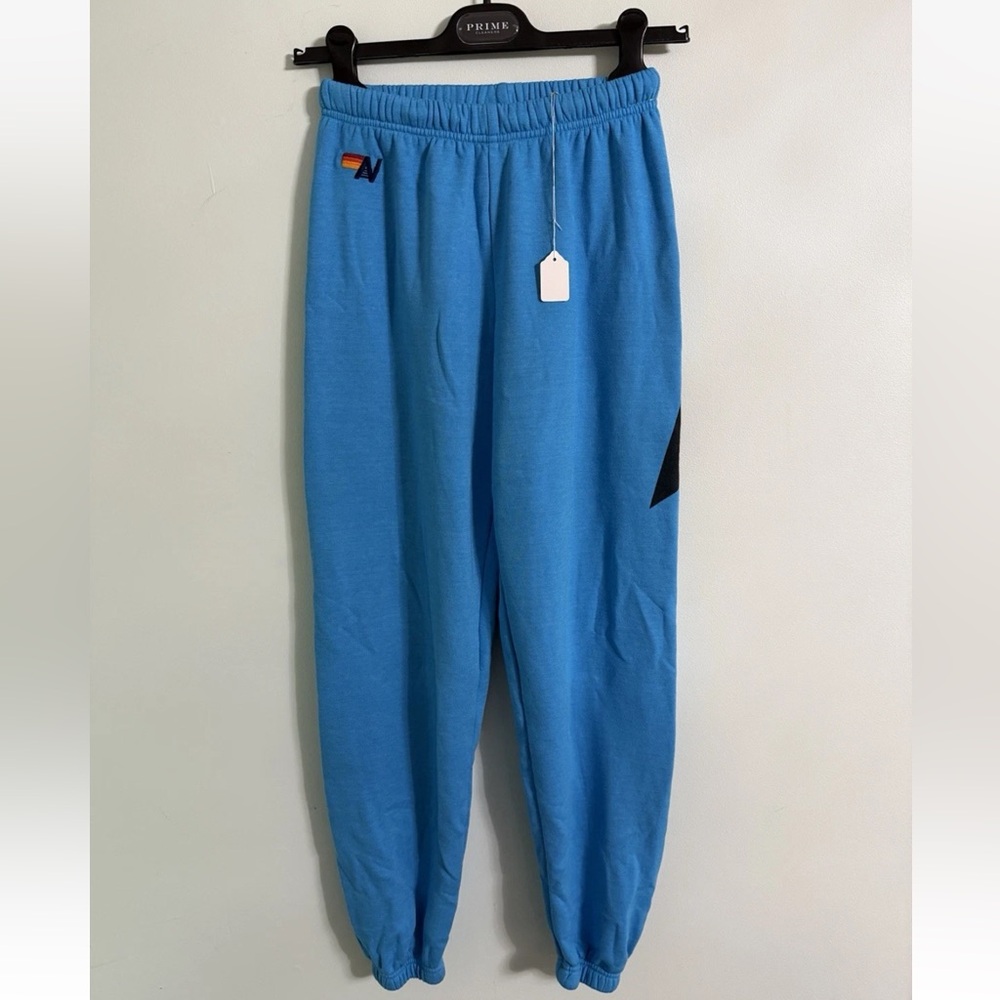 NWT Aviator Nation Bolt Sweatpants Blue X-Small